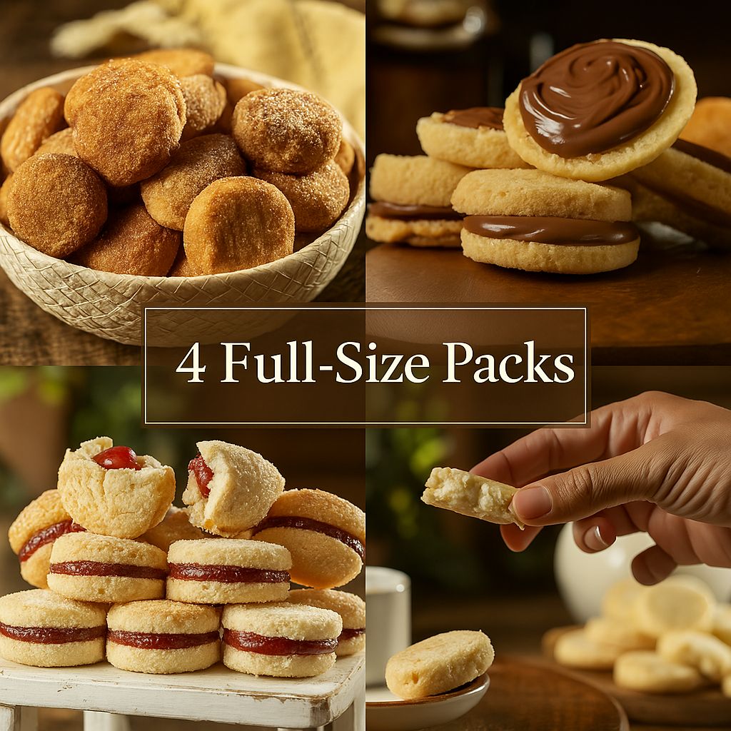 Signature Shortbread Collection (4x7oz) – A Flavor for Every Mood